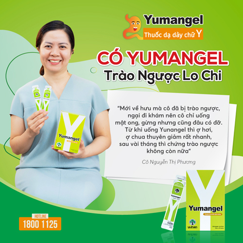 Thuốc dạ dày chữ Y – Yumangel giúp làm giảm nhanh các triệu chứng khó chịu của bệnh trào ngược.