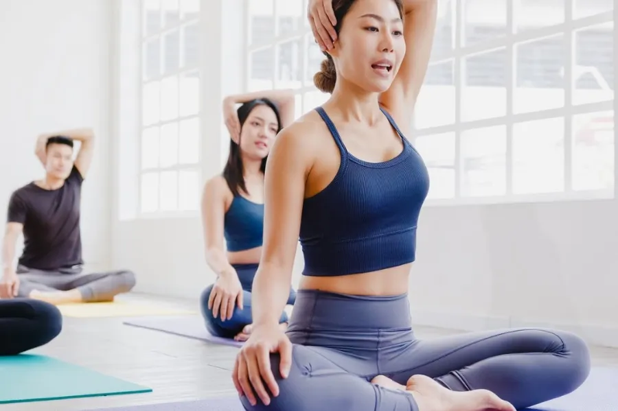 Tư thế thư giãn cuối buổi