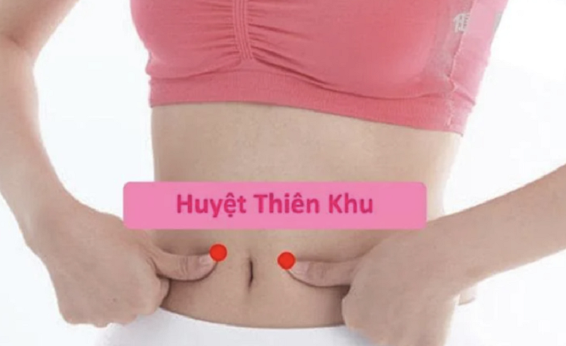 bấm huyệt chữa đầy bụng