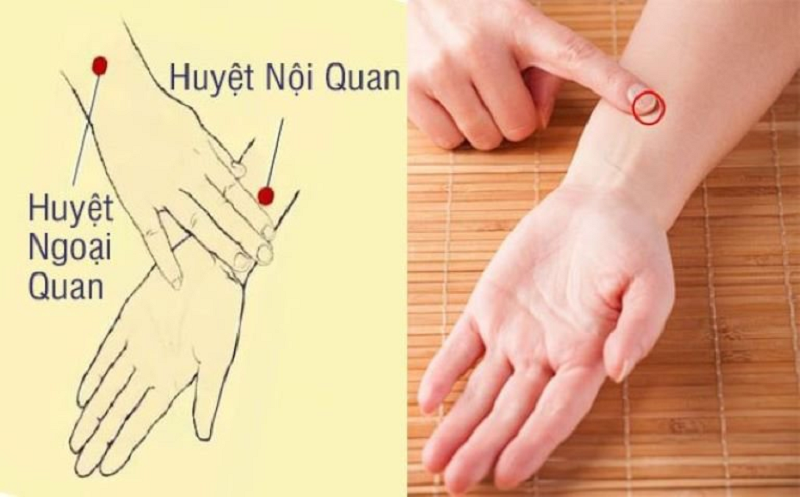 bấm huyệt chữa đầy bụng
