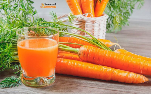 Uống nước ép cà rốt thúc đẩy quá trình bài tiết chất thải ra khỏi cơ thể, giảm đầy bụng hiệu quả.