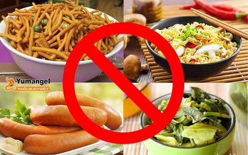 Hạn chế thực phẩm, đồ uống có hại như đồ ăn nhanh, dưa muối... Hạn chế thực phẩm, đồ uống có hại như đồ ăn nhanh, dưa muối...