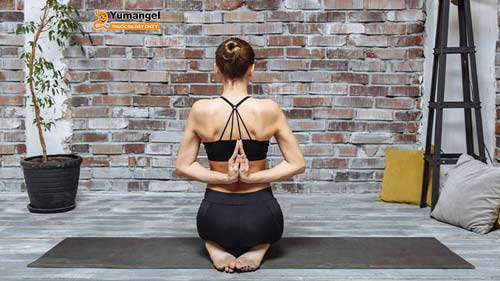 Yoga chữa trào ngược dạ dày Vajrasana -  tư thế kim cương