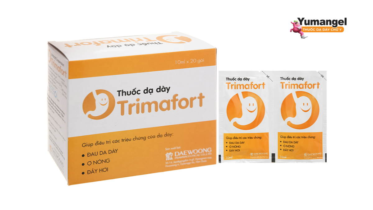 Trimafort cải thiện triệu chứng của bệnh trào ngược dạ dày