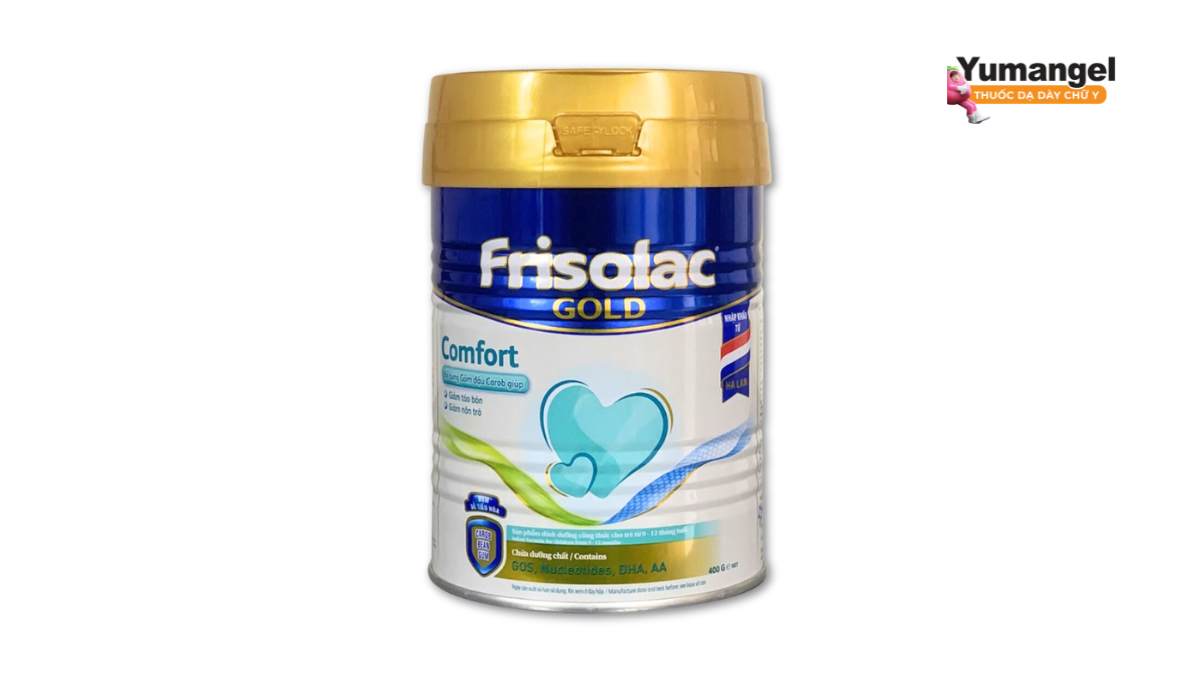 Sữa Frisolac Gold Comfort được thiết kế dành riêng cho trẻ bị trào ngược dạ dày