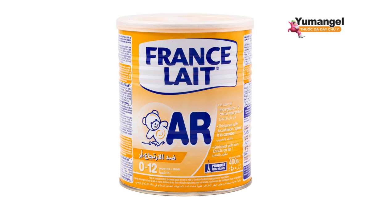 France Lait AR tạo độ đặc thành dạ dày giúp giảm hiện tượng trào ngược dạ dày và nôn trớ