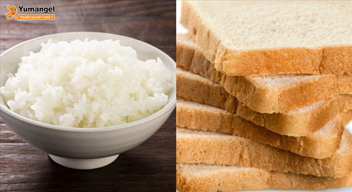 Một số loại thực phẩm giàu tinh bột tốt cho bệnh nhân viêm hang vị dạ dày như khoai lang, gạo, bánh mì, khoai tây…