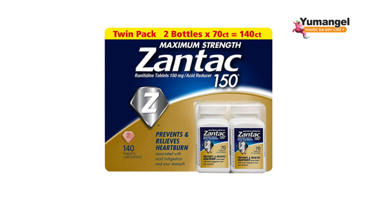 Dùng Zantac để điều trị một số tình trạng ở thực quản và dạ dày