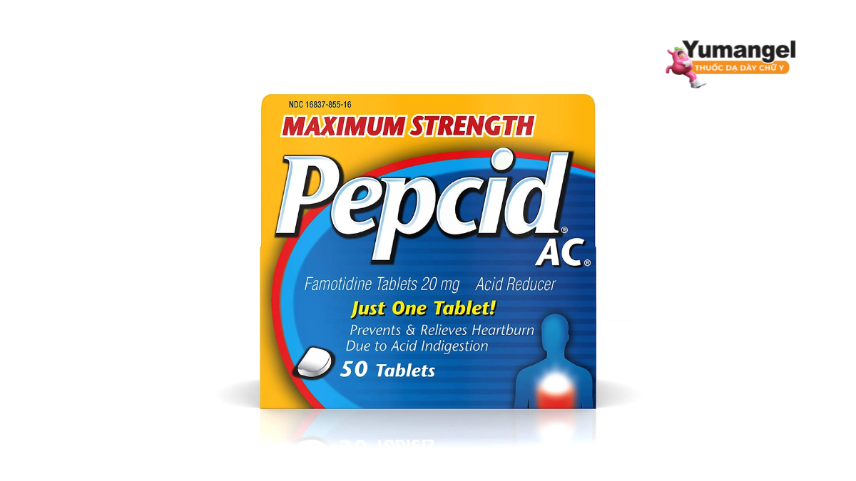 Pepcid AC có khả năng ức chế tiết axit dạ dày