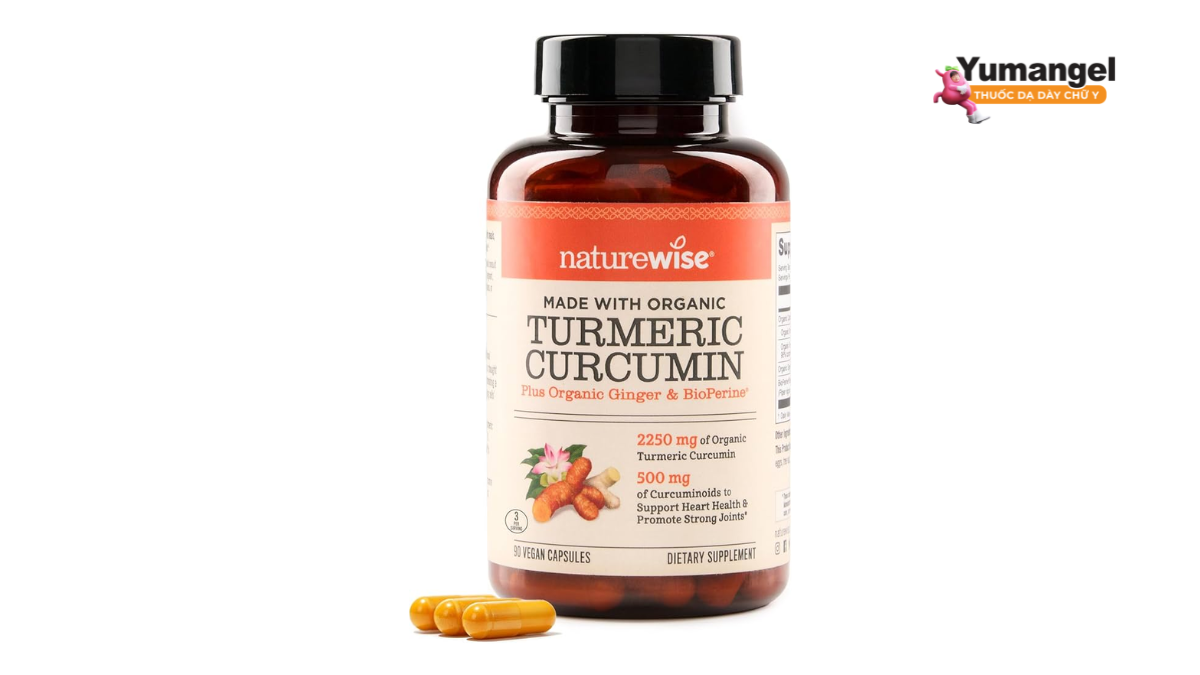 Thuốc chữa trào ngược thực quản Mỹ - Turmeric Extract