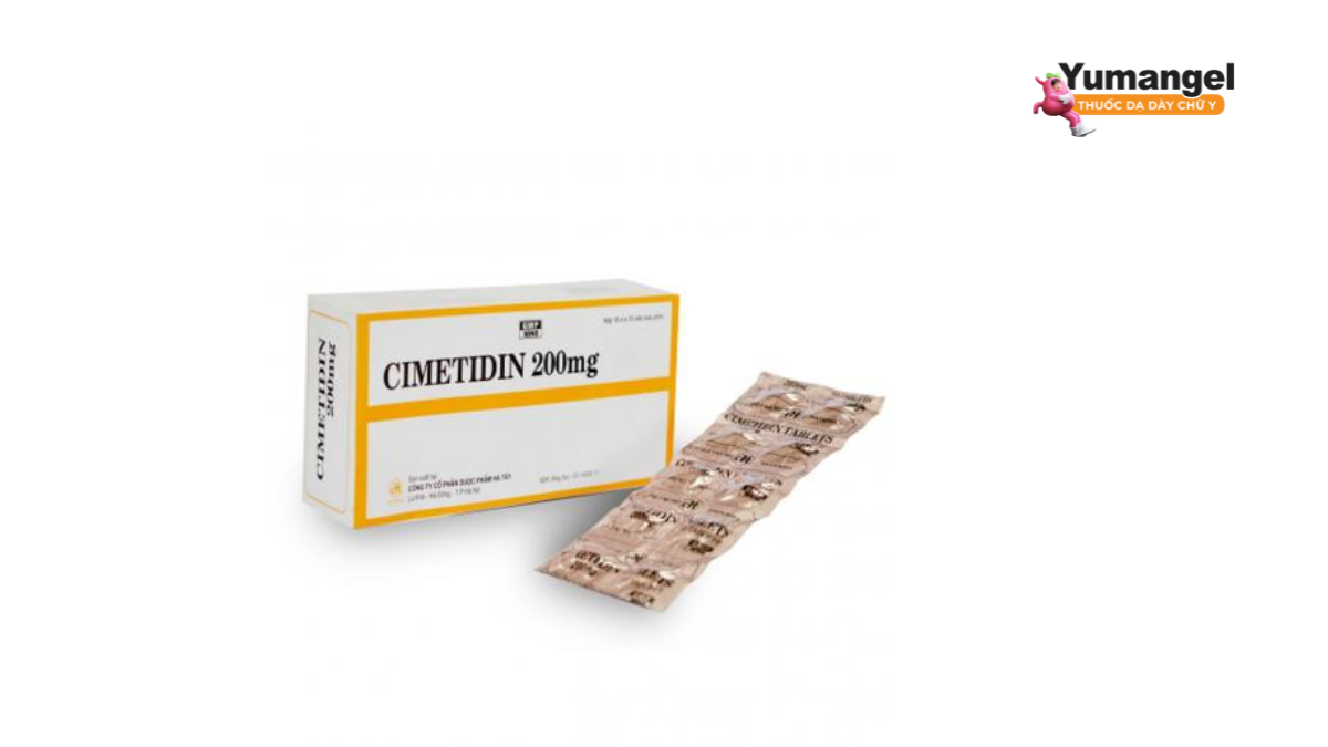 Cimetidine là thuốc kháng acid có tác dụng chống trào ngược và chống loét