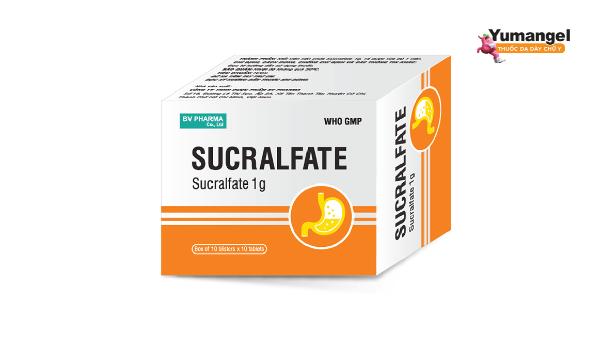 Sucralfate là thuốc bảo vệ niêm mạc dạ dày; điều trị loét dạ dày, tá tràng