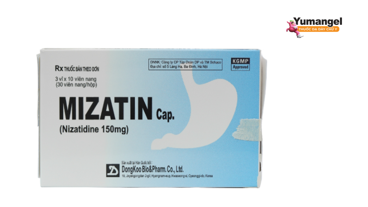 Nizatidine được sử dụng để điều trị viêm loét thực quản, trào ngược dạ dày thực quản