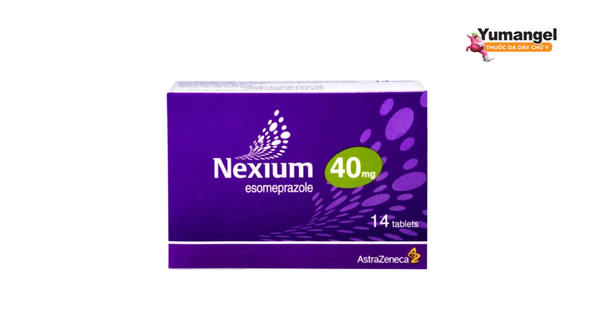 Thành phần hoạt chất chính là Esomeprazole 40mg