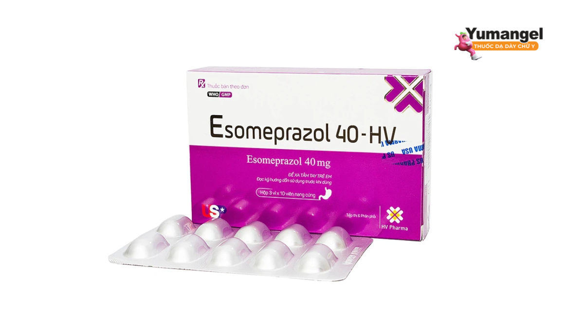 Esomeprazol được hấp thu nhanh và hoàn toàn sau khi uống