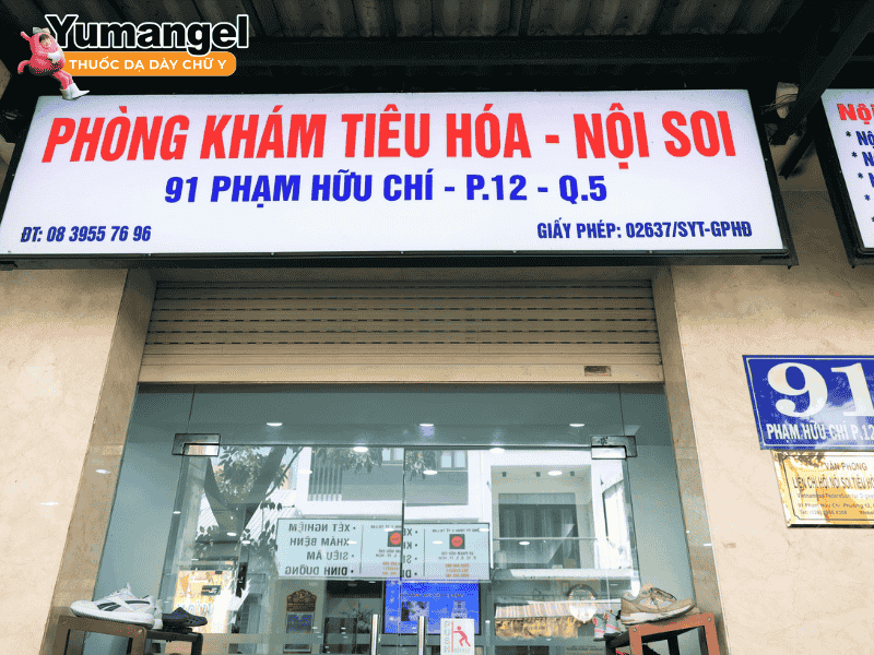 Hình ảnh bên ngoài phòng khám 91 Phạm Hữu Chí