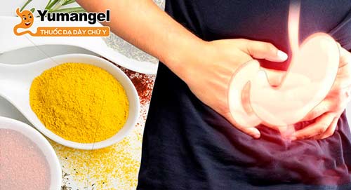 Curcumin có đặc tính chống oxy hóa mạnh có thể giúp bảo vệ mô ruột - dạ dày khỏi các gốc tự do và stress oxy hóa. 