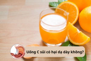 Uống C sủi có hại dạ dày không