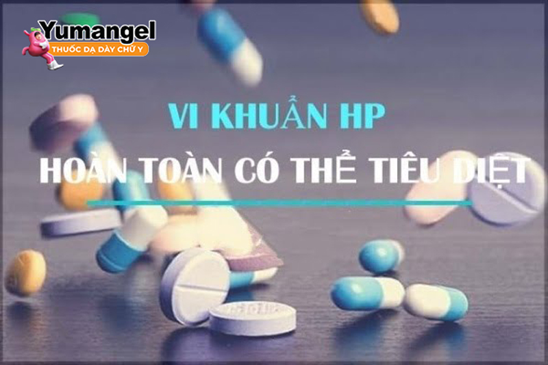 Vi khuẩn HP dạ dày có thể chữa khỏi hoàn toàn và tận gốc bằng thuốc.