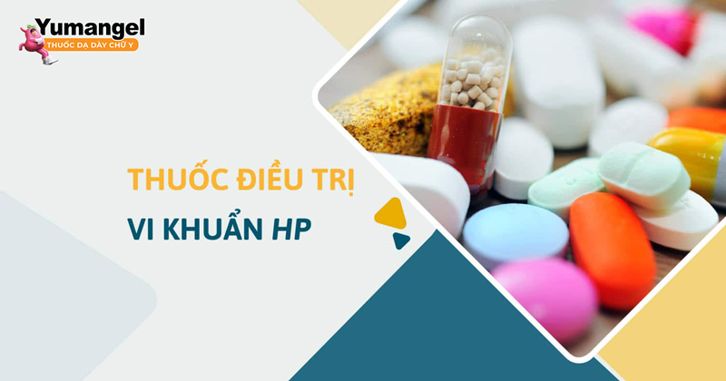 Phác đồ điều trị tận gốc vi khuẩn HP sử dụng 3 loại thuốc khác nhau. 