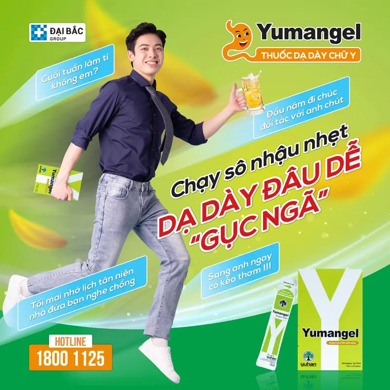 Thuốc dạ dày chữ Y - Yumangel.