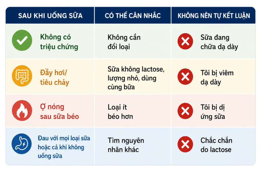 Nếu vẫn muốn uống sữa, người đau dạ dày nên chọn như thế nào?