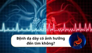 Bệnh dạ dày có ảnh hưởng đến tim không?