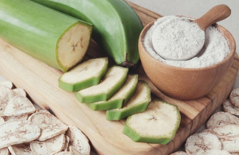 bột chuối xanh chữa trào ngược dạ dày