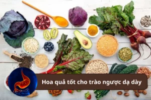 hoa quả tốt cho trào ngược dạ dày