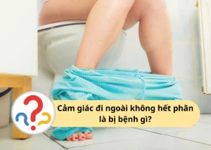 cảm giác đi ngoài không hết phân