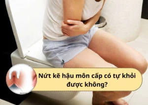 nứt kẽ hậu môn cấp