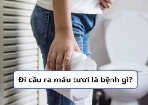 Đi cầu ra máu tươi