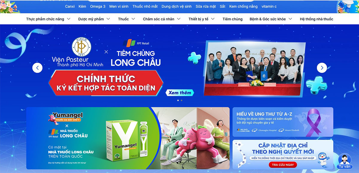 yumangel hop tac nha thuoc long chau