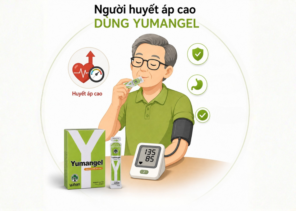 người huyết áp cao dùng yumangel được không