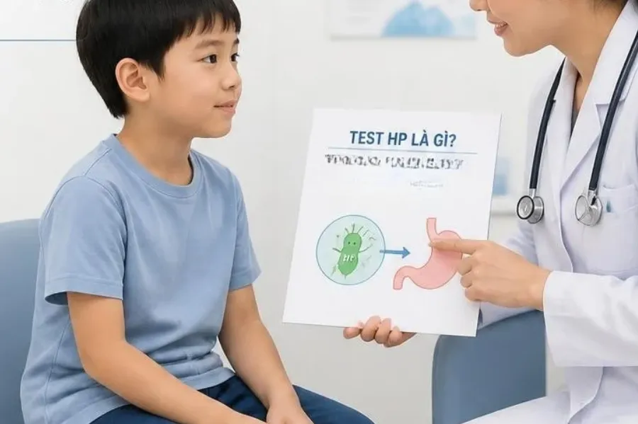 Trẻ em có cần xét nghiệm chỉ vì bố/mẹ nhiễm HP không?
