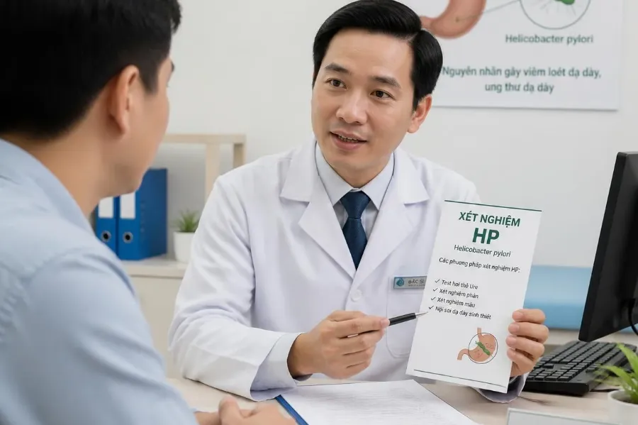 Khi nào cần xét nghiệm HP hoặc nội soi?