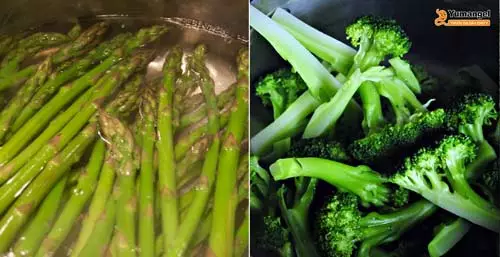 Bông cải xanh, măng tây là những loại rau củ tốt cho bệnh nhân trào ngược dạ dày