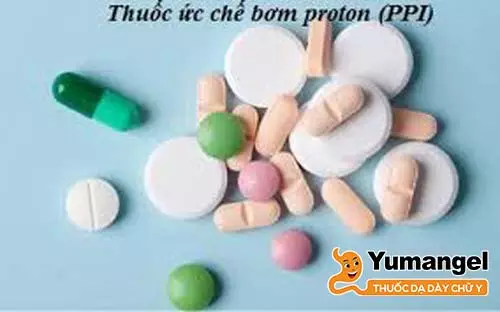 Thuốc ức chế bơm PPI dùng trong điều trị viêm tiền môn vị. 